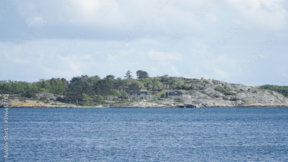 Small islands with rocky landscapes located in the Styrsö area near Gothenburg, Sweden.