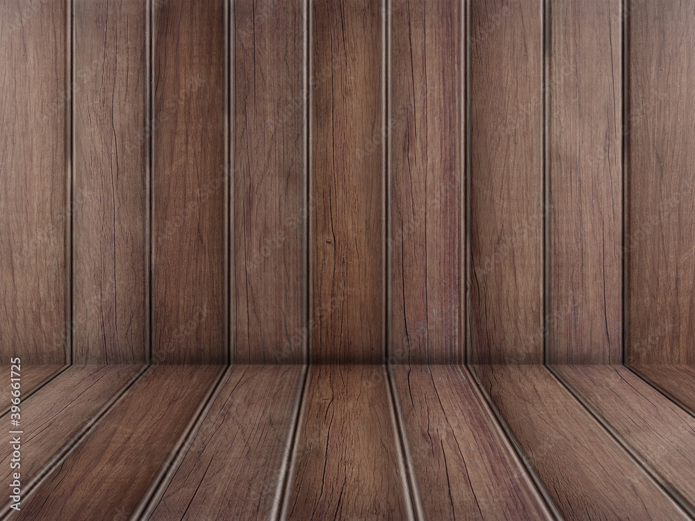 Naklejka premium wood floor texture vintage background