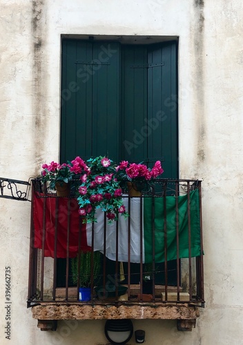 Flowers on the Porch