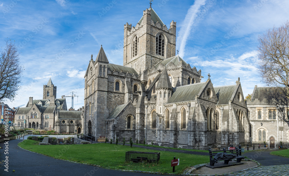 Naklejka premium Christ Church Cathedral in Dublin, Ireland.