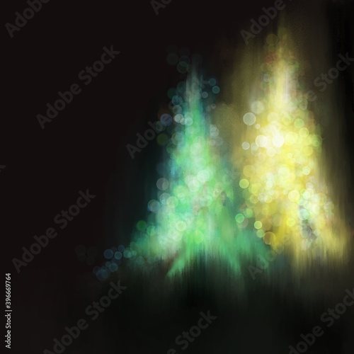 Christmas abstract light background