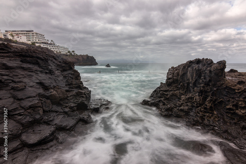 Tancon pool near Gigantes in Tenerife  Spain 