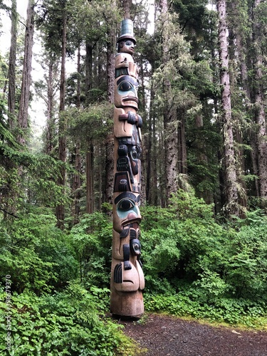 Totem Pole at Sitka Alaska