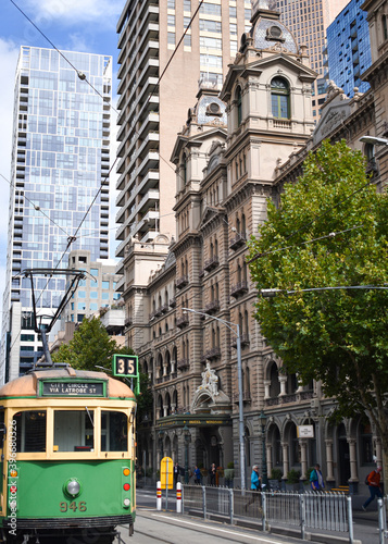 Tram vintage en Melborune, Australia