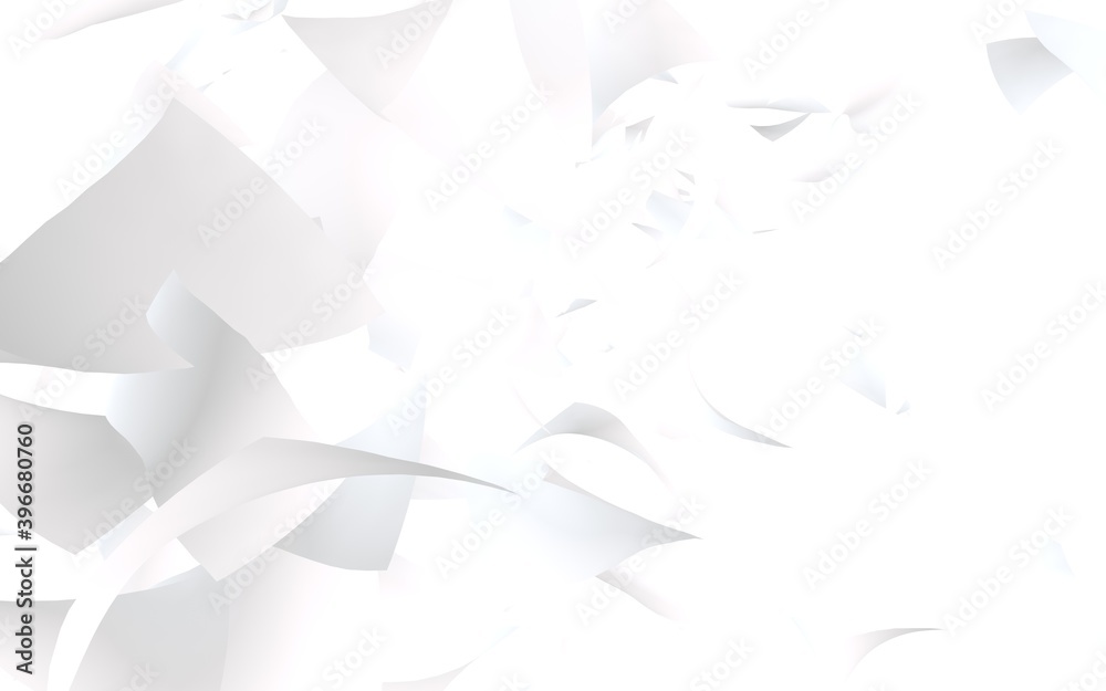 Flying sheets of paper isolated on white background. Abstract money is flying in the air. 3D illustration Flying sheets of paper isolated on white background. Abstract money is flying in the air. 3D illustration