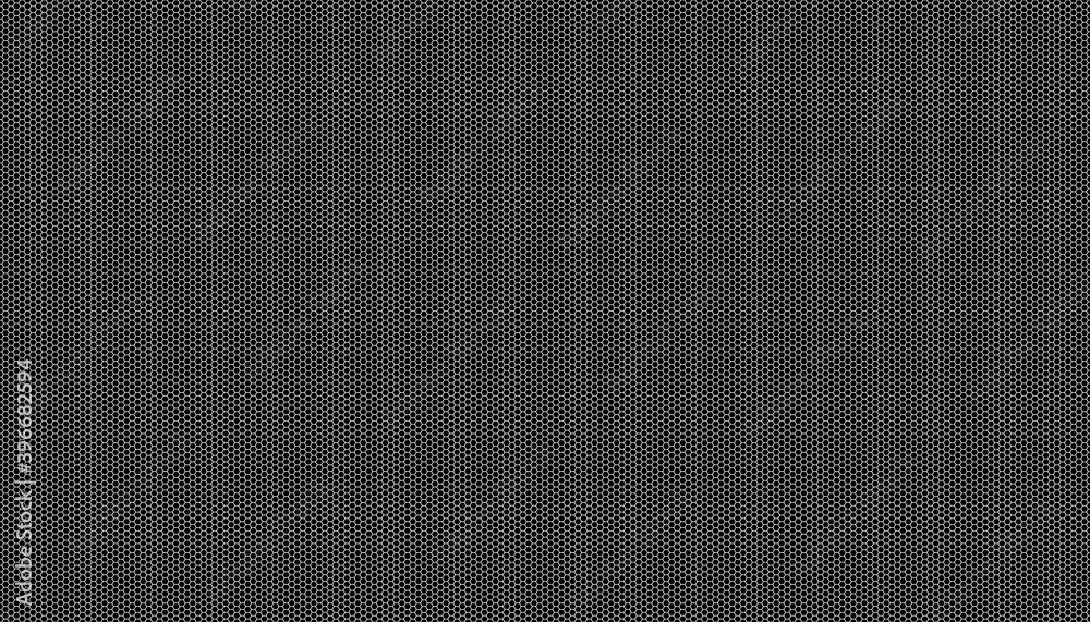 White honeycomb on a black background. Seamless texture. Isometric geometry. 3D illustration White honeycomb on a black background. Seamless texture. Isometric geometry. 3D illustration