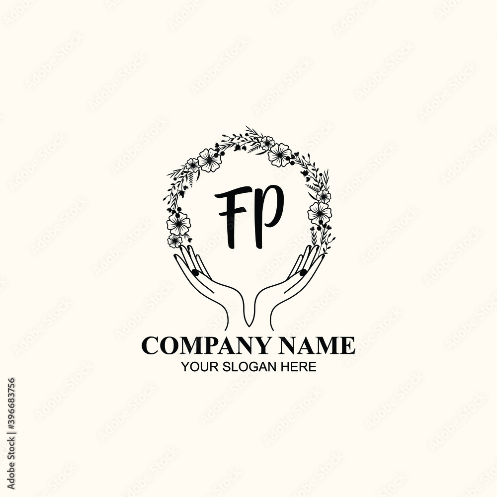 Initial FP Handwriting, Wedding Monogram Logo Design, Modern Minimalistic and Floral templates for Invitation cards Initial FP Handwriting, Wedding Monogram Logo Design, Modern Minimalistic and Floral templates for Invitation cards