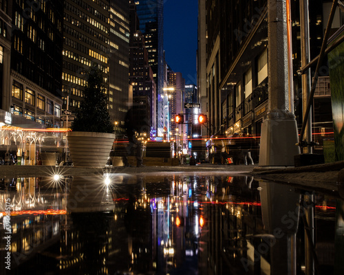 Photography city at night