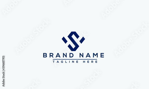 VS Logo Design Template Vector Graphic Branding Element.
