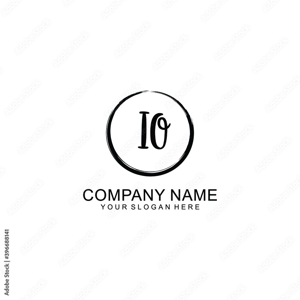 Initial IO Handwriting, Wedding Monogram Logo Design, Modern Minimalistic and Floral templates for Invitation cards Initial IO Handwriting, Wedding Monogram Logo Design, Modern Minimalistic and Floral templates for Invitation cards