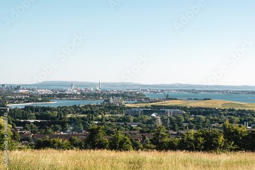 View of Portsmouth from Portsdown Hill photo
