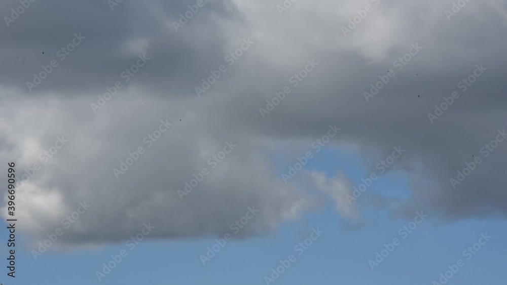 time-lapse of the cloud moving floating from right to left