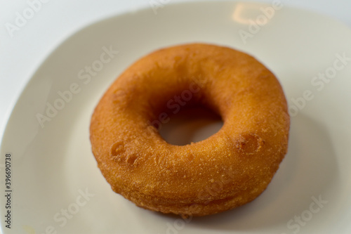 donut on plate