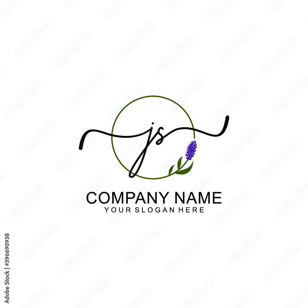 Initial JS Handwriting, Wedding Monogram Logo Design, Modern Minimalistic and Floral templates for Invitation cards Initial JS Handwriting, Wedding Monogram Logo Design, Modern Minimalistic and Floral templates for Invitation cards