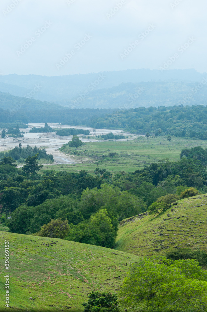 Obraz premium beautiful view of Baucau countryside, Timor Leste