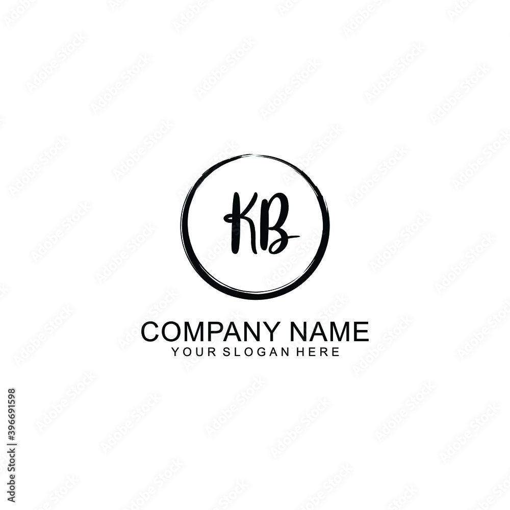 Initial KB Handwriting, Wedding Monogram Logo Design, Modern Minimalistic and Floral templates for Invitation cards Initial KB Handwriting, Wedding Monogram Logo Design, Modern Minimalistic and Floral templates for Invitation cards