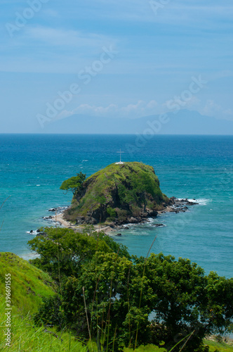  A small island in the sea at Manatuto Timor Leste photo