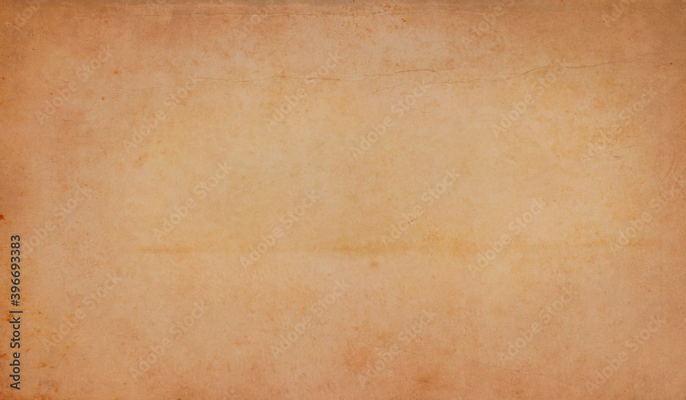 Obraz premium Pale brown vintage Paper texture background, kraft paper horizontal with Unique design of paper, Soft natural paper style For aesthetic creative design