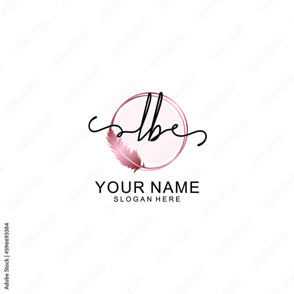 Initial LB Handwriting, Wedding Monogram Logo Design, Modern Minimalistic and Floral templates for Invitation cards Initial LB Handwriting, Wedding Monogram Logo Design, Modern Minimalistic and Floral templates for Invitation cards