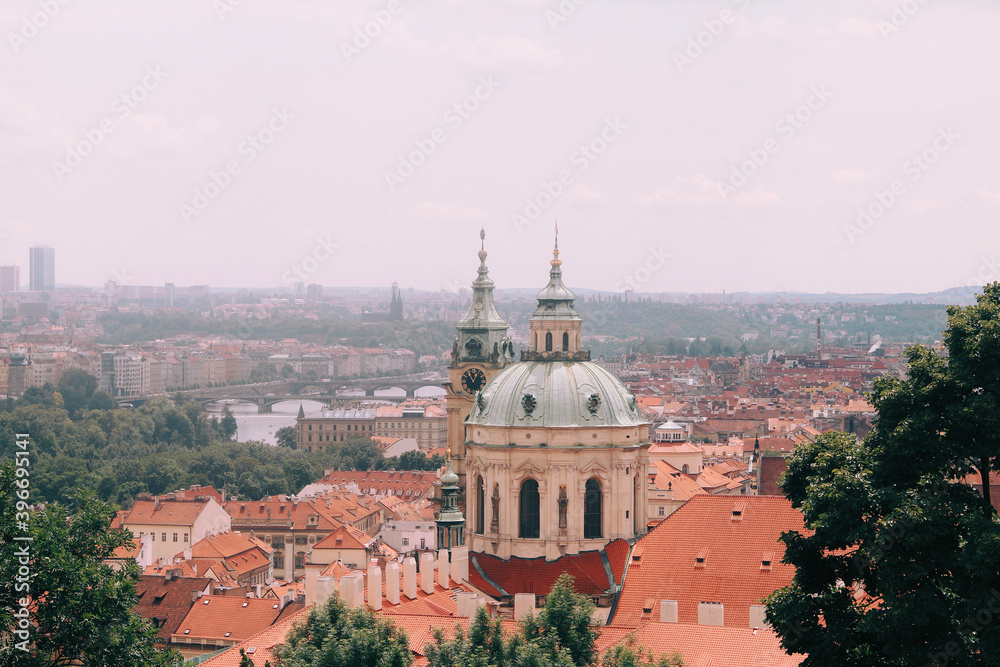 CZECH REPUBLIC, PRAGUE: JUNE 13 2015: view of the city