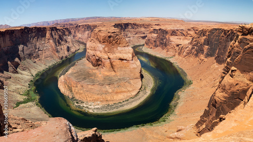 Horseshoe bend.