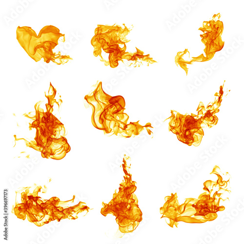 Fire flames