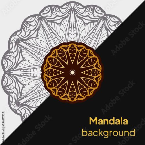 Decorative mandala. Mandala for print, poster, cover, brochure, flyer, banner. Vector illustration