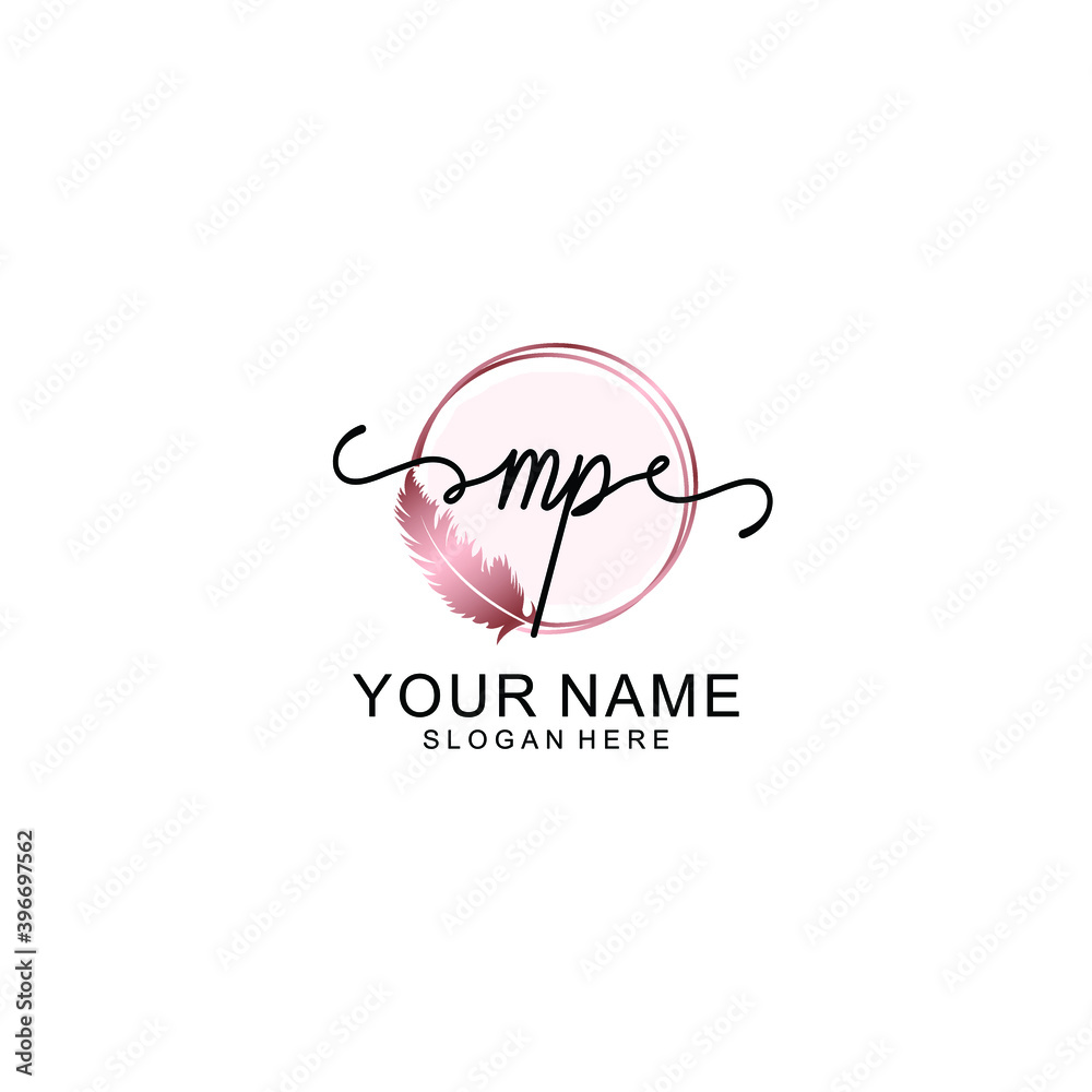 Initial MP Handwriting, Wedding Monogram Logo Design, Modern Minimalistic and Floral templates for Invitation cards Initial MP Handwriting, Wedding Monogram Logo Design, Modern Minimalistic and Floral templates for Invitation cards
