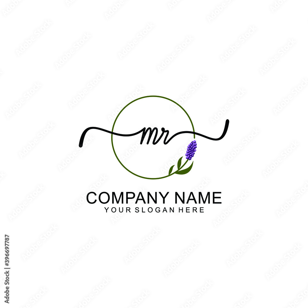 Initial MR Handwriting, Wedding Monogram Logo Design, Modern Minimalistic and Floral templates for Invitation cards Initial MR Handwriting, Wedding Monogram Logo Design, Modern Minimalistic and Floral templates for Invitation cards