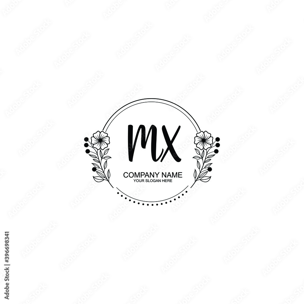 Initial MX Handwriting, Wedding Monogram Logo Design, Modern Minimalistic and Floral templates for Invitation cards Initial MX Handwriting, Wedding Monogram Logo Design, Modern Minimalistic and Floral templates for Invitation cards