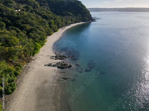 Aerial View of Peninsula Papagayo and Four Seasons Hotel in Costa Rica 