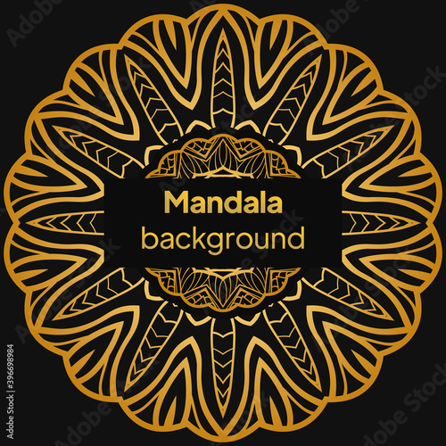Floral mandala. Vector illustration. luxury wedding, beauty fashion concept, royal holiday party cards.