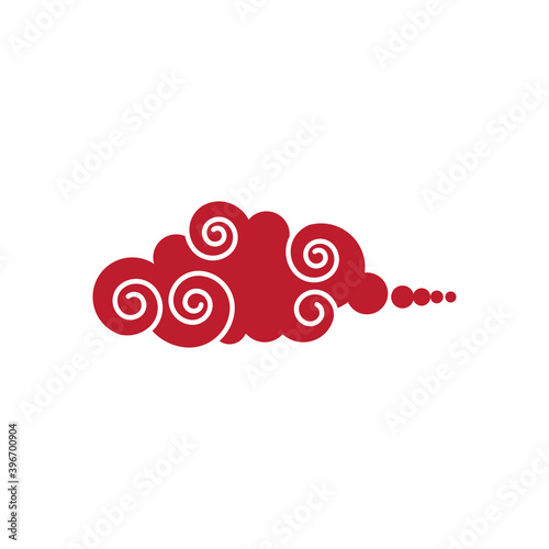 Chinese clouds Logo Template vector symbol
