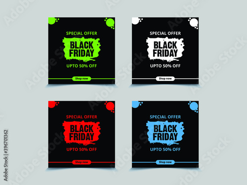 Social media post for black Friday.