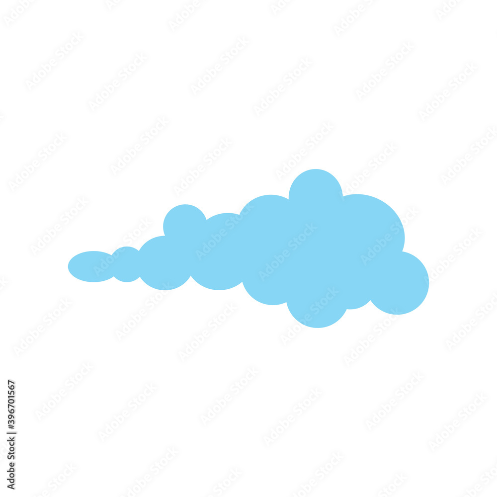 Cloud template vector icon illustration design