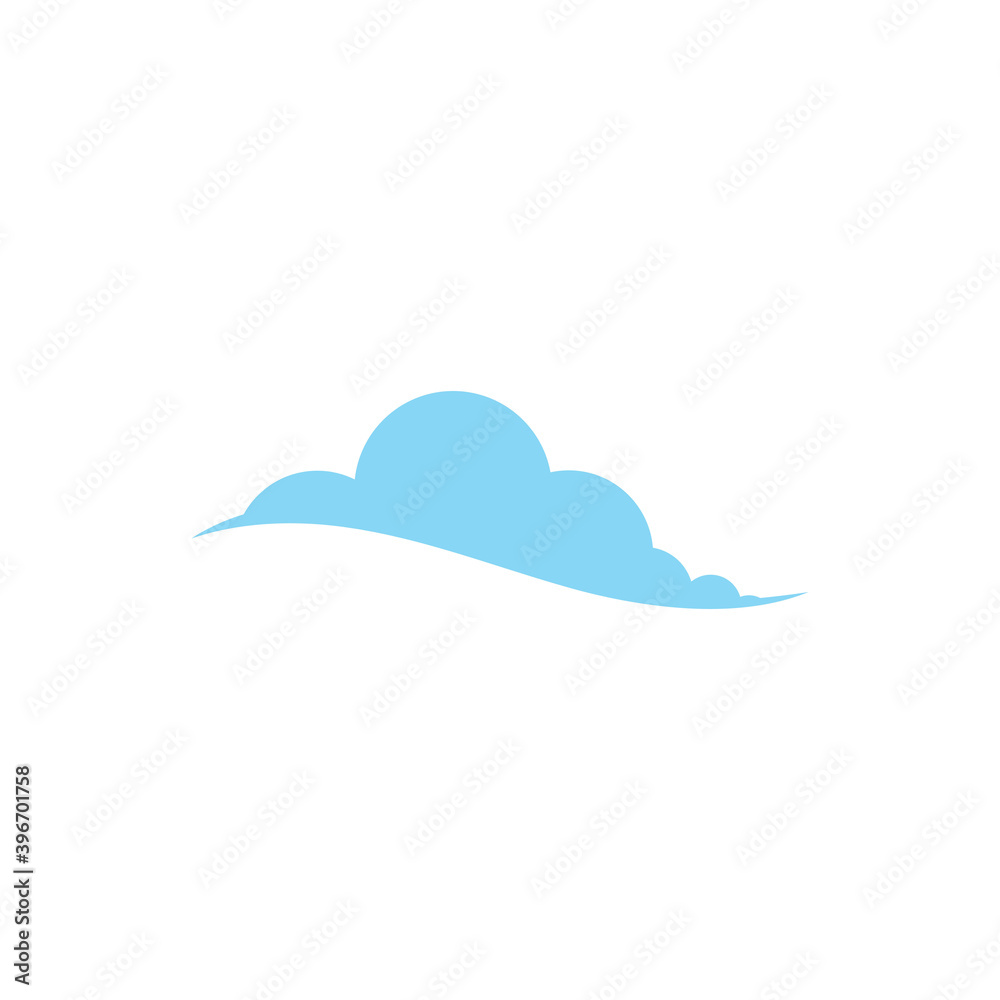 Cloud template vector icon illustration design Cloud template vector icon illustration design