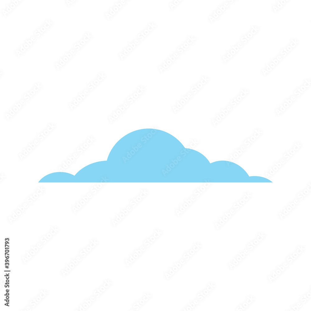 Cloud template vector icon illustration design Cloud template vector icon illustration design