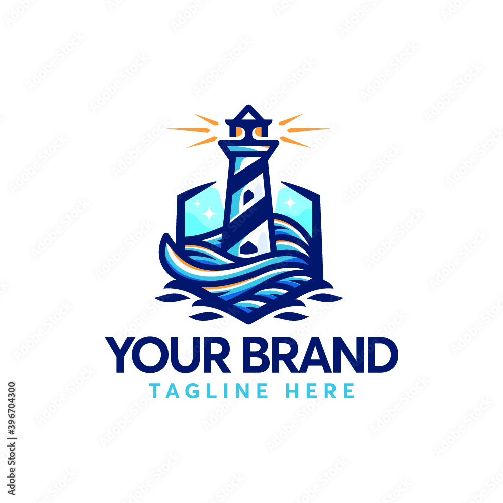 Light House Logo Design Vector Light House Logo Design Vector