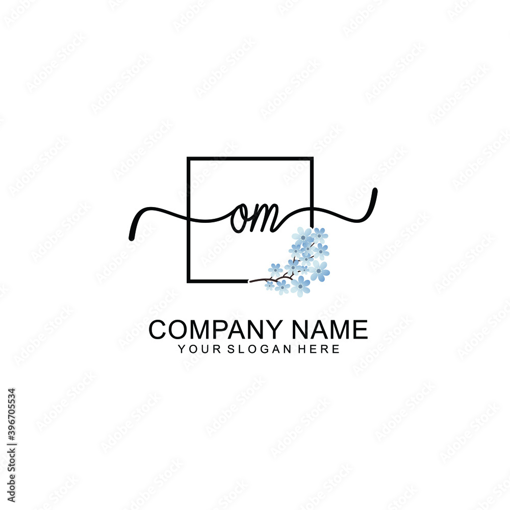 Initial OM Handwriting, Wedding Monogram Logo Design, Modern Minimalistic and Floral templates for Invitation cards Initial OM Handwriting, Wedding Monogram Logo Design, Modern Minimalistic and Floral templates for Invitation cards