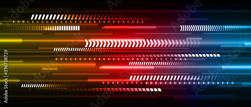 cyber circuit future technology concept background