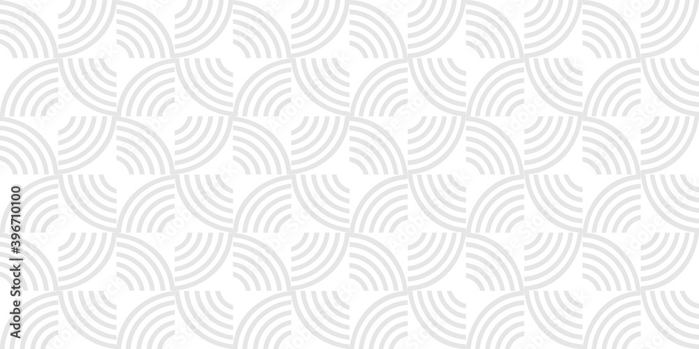 Fototapeta Grey geometric striped seamless pattern, light grey and white texture