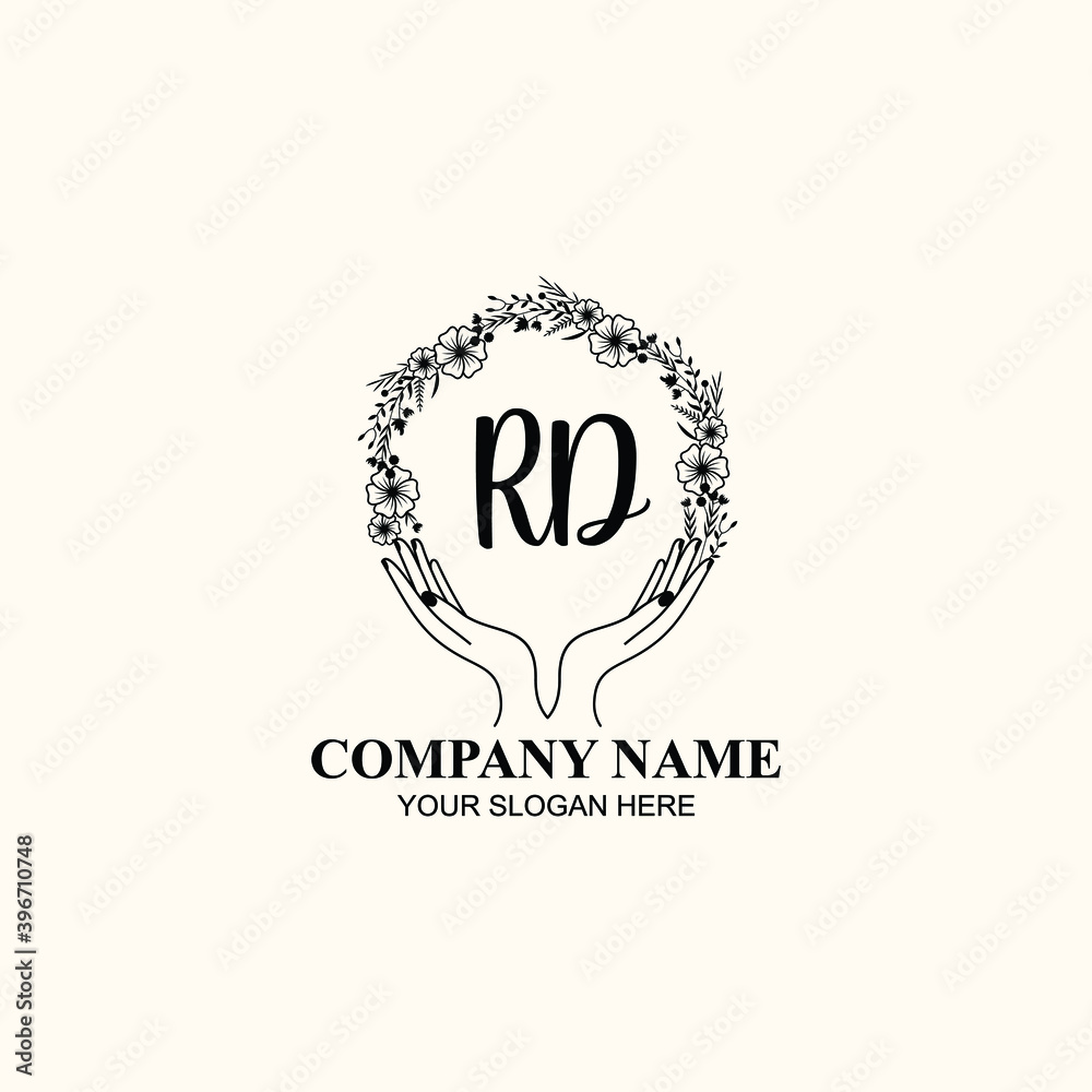 Initial RD Handwriting, Wedding Monogram Logo Design, Modern Minimalistic and Floral templates for Invitation cards Initial RD Handwriting, Wedding Monogram Logo Design, Modern Minimalistic and Floral templates for Invitation cards