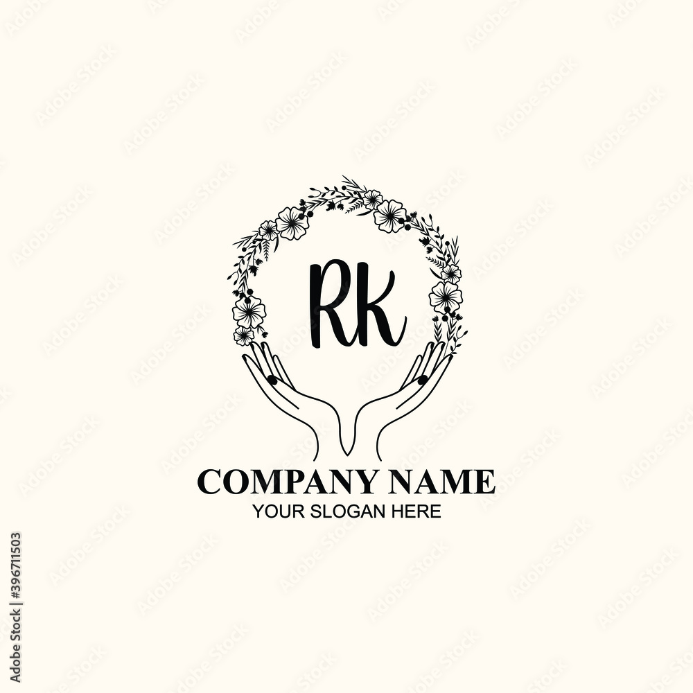 Initial RK Handwriting, Wedding Monogram Logo Design, Modern Minimalistic and Floral templates for Invitation cards Initial RK Handwriting, Wedding Monogram Logo Design, Modern Minimalistic and Floral templates for Invitation cards