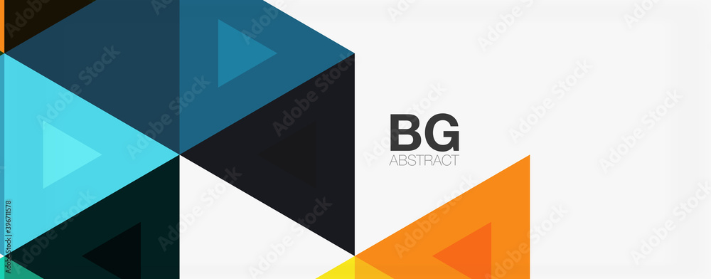 Mosaic triangle pattern abstract background for cover, banner, flyer and poster and other template Mosaic triangle pattern abstract background for cover, banner, flyer and poster and other template