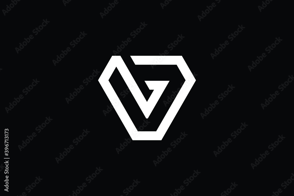 VB logo letter design on luxury background. BV logo monogram initials ...