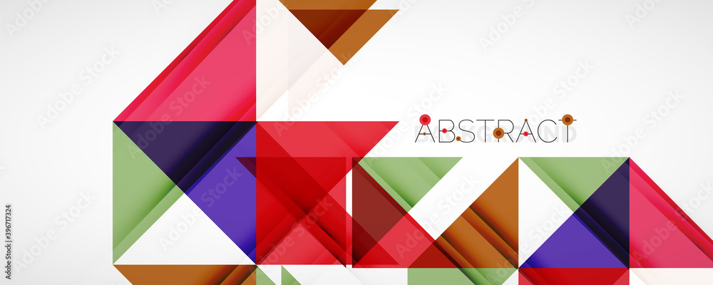 Set of vector triangle geometric backgrounds. Vector illustration for covers, banners, flyers and posters and other designs Set of vector triangle geometric backgrounds. Vector illustration for covers, banners, flyers and posters and other designs