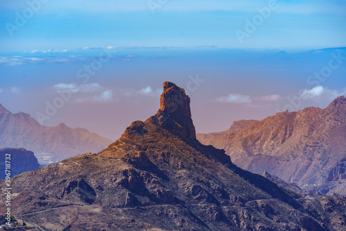 View to a rock, Canaries, Spain
