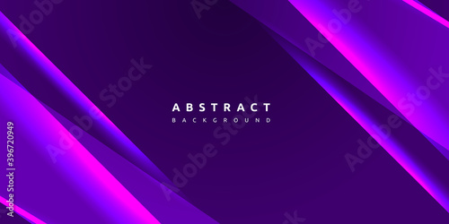 purple abstract shape with colorful gradient background	
