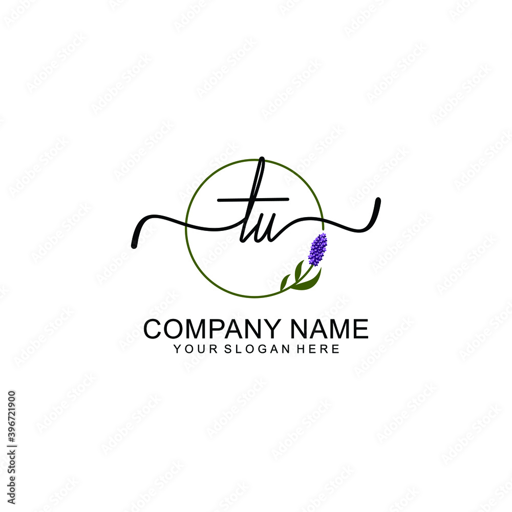 Initial TU Handwriting, Wedding Monogram Logo Design, Modern Minimalistic and Floral templates for Invitation cards Initial TU Handwriting, Wedding Monogram Logo Design, Modern Minimalistic and Floral templates for Invitation cards