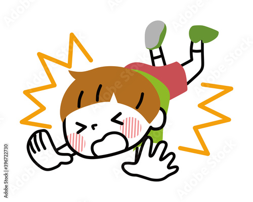 子供　転倒　怪我